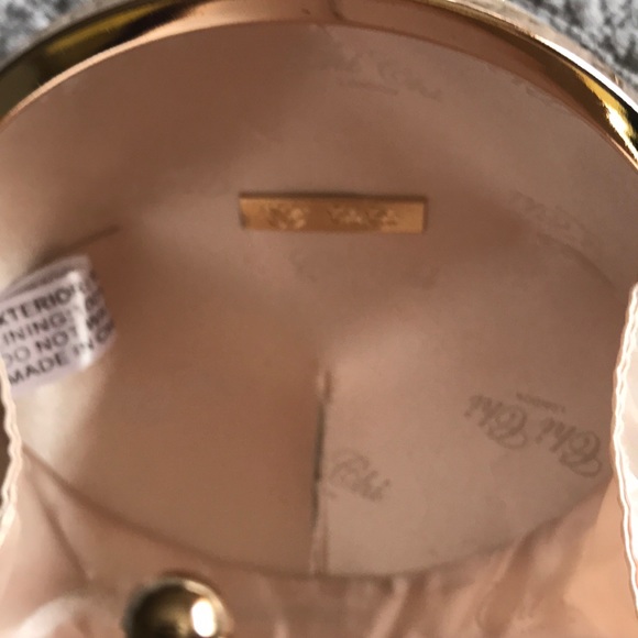 Beautiful round gold evening bag - Picture 4 of 5